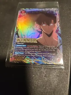 Union Arena Solo Leveling Sung Jinwoo Winner UEPR/SLG-1-019 Sealed - Image 1