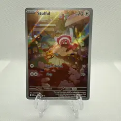 Stufful 154/132 Me01: Mega Evolution Illustration Rare Pokemon Card - Image 1
