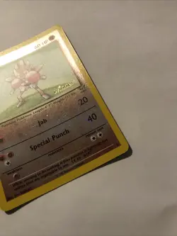 Hitmonchan #2 Best of Game Reverse Holo 2002 Promo Card Winner Stamp - Image 3