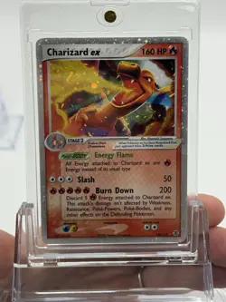 Charizard ex Ultra Rare Holo 160 HP EX FireRed & LeafGreen 105/112 Pokemon Card - Image 2