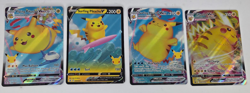 Pokemon Pikachu VMAX Lot 4 Cards Celebrations Flying Surfing V VMAX Promo NM - Image 1