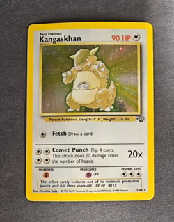 Pokemon Card TCG 1999 WOTC Kangaskhan 5/64 Jungle (Unlimited) Holo Rare LP - Image 1