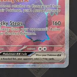 Rare Pokemon Gengar EX Full Art Ultra Rare TCG Card, Temporal Forces #193/162 NM - Image 5