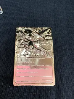 VTG Limited Edition 23K Gold-Plated Pokemon Trading Card Charizard - Image 3