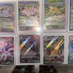 Pokemon TCG Eeveelutions EX Prismatic Evolutions - 9 CARD SET with Vmax and V NM - Image 4