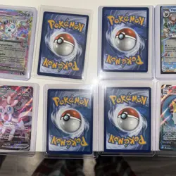 Pokemon TCG Eeveelutions EX Prismatic Evolutions - 9 CARD SET with Vmax and V NM - Image 5