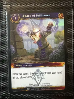 1x World of Warcraft TCG Spark of Brilliance (Foil) - Promo Cards - Image 1