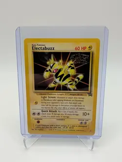 Pokemon Electabuzz #2 Warner Bros Movie Black Star Promo TCG Card MP/HP - Image 1