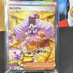 Pokemon Jacinthe Full Art Trainer Supporter Secret Rare POR Holo Card 122/088 - Image 1