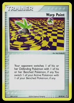 Pokemon Card - Warp Point Team Magma vs Team Aqua 85/95 Uncommon Reverse Holo - Image 1