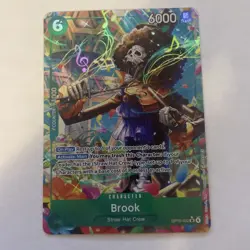 One Piece Card Game | Brook OP15-032 SR ALT ART IN-HAND | OP15 | English | NM/M - Image 1