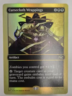 MTG Cursecloth Wrappings Aetherdrift 447 Foil Rare - Image 2