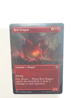 Red Dragon (Borderless) #294 (Foil) (NM) Forgotten Realms AFR Magic MTG - Image 1