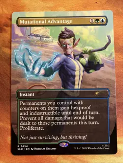 MTG Borderless Mutational Advantage Secret Lair: X Fallout®: Rad​​!! - Image 1