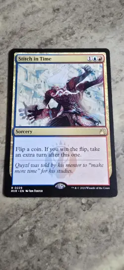 Stitch in Time Ravnica Remastered Regular Sorcery Rare MTG NM - Image 1