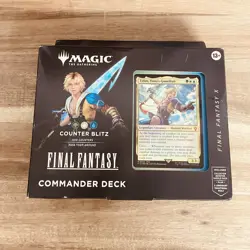 Magic The Gathering Commander Deck FFX Counter Blitz *NEW SEALED* - Image 1