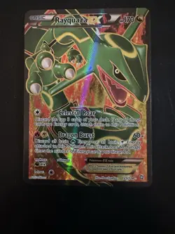 Pokemon Rayquaza EX Full Art Holo Ultra Rare Card Dragons Exalted 123/124 - Image 1