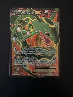 Pokemon Rayquaza EX Full Art Holo Ultra Rare Card Dragons Exalted 123/124 - Image 2