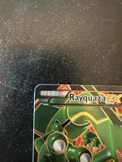 Pokemon Rayquaza EX Full Art Holo Ultra Rare Card Dragons Exalted 123/124 - Image 4