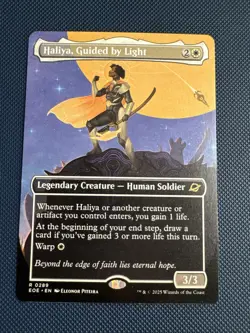 MTG Haliya, Guided by Light (Borderless) - Edge of Eternities (EOE) NM - Image 1