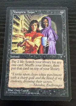 Vampiric Tutor - Visions Magic the Gathering MTG - Image 1