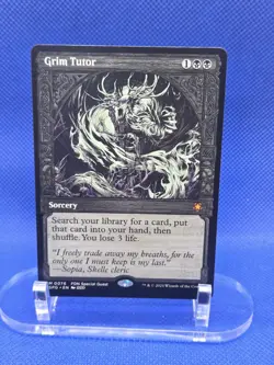 Magic the Gathering Special Guests Grim Tutor 0076 Showcase Regular Mythic NM - Image 1