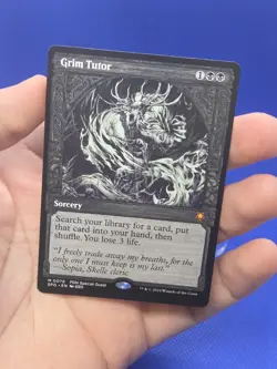 Magic the Gathering Special Guests Grim Tutor 0076 Showcase Regular Mythic NM - Image 2