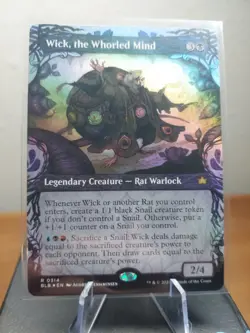 MTG Wick, the Whorled Mind Bloomburrow 0314 Foil Showcase Rare NM - Image 1