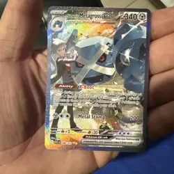 Pokemon Steven’s Metagross 289/217 SIR Mega Evolution Ascended Heroes NM CLEAN - Image 1