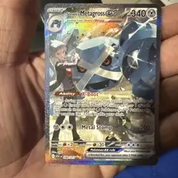 Pokemon Steven’s Metagross 289/217 SIR Mega Evolution Ascended Heroes NM CLEAN - Image 2