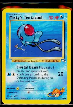 Pokemon TCG - Gym Heroes - Unlimited - Misty's Tentacool 57/132 MP - Image 1