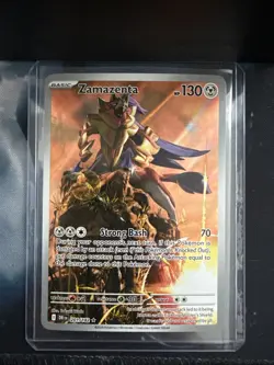 Zamazenta 201/182 - Pokemon TCG Destined Rivals Illustration Rare NM - Image 1