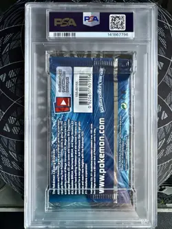 2016 Pokemon Evolutions XY Blastoise Artwork Booster Foil Pack PSA 9 MINT! - Image 2
