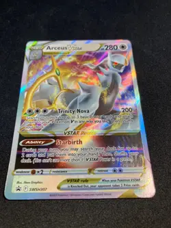 Pokemon TCG Arceus VSTAR SWSH307 Black Star Promo Card - NM - Image 4
