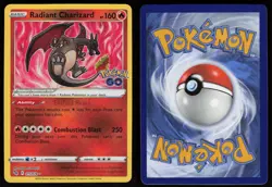 Radiant Charizard 011/078 Radiant Rare Pokemon GO Pokemon - Image 3