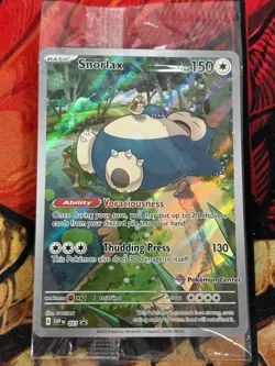 Snorlax - 051 (Pokemon Center Exclusive) SV: Scarlet & Violet Promo Card SEALED - Image 1
