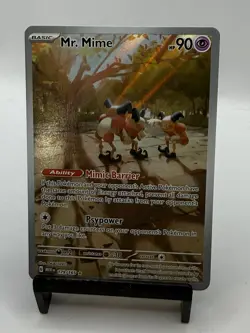 Mr. Mime 179/165 – Pokemon TCG SV 151 – Illustration Rare Holo – NM English - Image 1