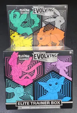 Pokemon TCG: Evolving Skies ETB Pair of 2 Elite Trainer Box - Both Artwork SWSH - Image 2
