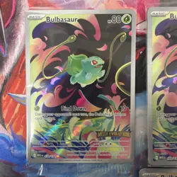 Bulbasaur 133/132 IR MEGA Pokemon SEALED Stamped Promo Lot x3 NM - Image 2