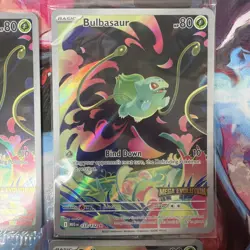 Bulbasaur 133/132 IR MEGA Pokemon SEALED Stamped Promo Lot x3 NM - Image 3