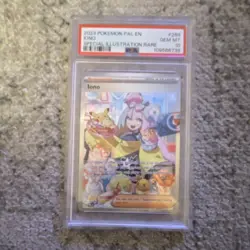 Pokemon Paldea Evolved 2023 Iono 269/193 SIR Holo English PSA 10 - Image 1