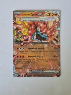 Hearthflame Mask Ogerpon ex 040/167 Twilight Masquerade Pokemon Holo NM - Image 1