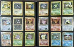 Pokemon Vintage Card Collection Lot Binder 82x Holos, WOTC, ex's, Shadowless - Image 2