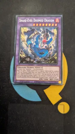 RA05-EN039 Snake-Eyes Doomed Dragon Secret Rare 1st Ed YuGiOh - Image 1