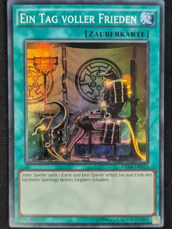 Ein Tag voller Frieden OP04-DE012 Super Rare DE NM YUGIOH - Image 1