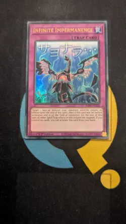 RA05-EN140 Infinite Impermanence Variant Art Ultra Rare 1st Ed YuGiOh - Image 1