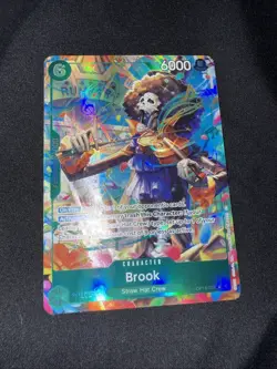One Piece Card Game | Brook OP15-032 SR ALT ART IN-HAND | OP15 | English | NM/M - Image 1