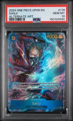 Sanji OP06-119 SEC Alt Art PSA 10 - One Piece Wings of the Captain 2024 English - Image 2