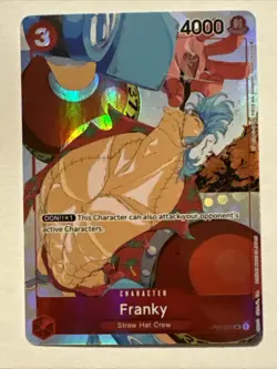 FRANKY OP01-021 ALT ART PROMO One Piece 2023 GIFT COLLECTION English - Image 3