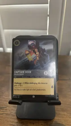 Disney Lorcana Captain Hook - Forceful Duelist 174/204 Cold Foil The First Chapt - Image 1